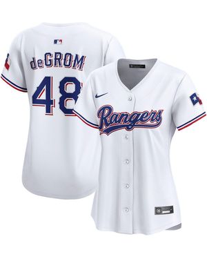Nike Jacob Degrom Texas Rangers Home Limited Jersey - White