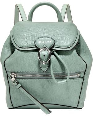 Cole Haan Alexandria Small Flap Backpack - Green
