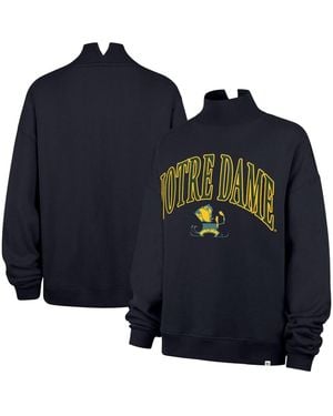 '47 Notre Dame Fighting Irish Mock Neck Sweatshirt - Blue