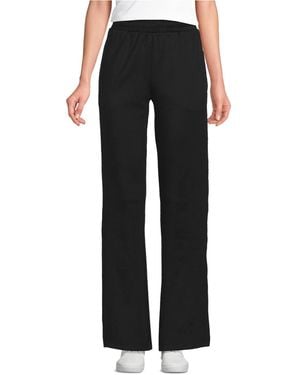 Lands' End School Uniform Active Performance Track Pants - Black