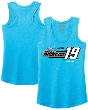 Joe Gibbs Racing Team Collection Chase Briscoe Tri-blend Name Number Tank Top - Blue