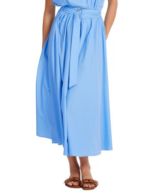 Bishop + Young Bishop + Young Bishop + Young Camryn Poplin Skirt - Blue