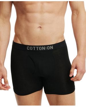 Cotton On Regular Fit Trunks - Black