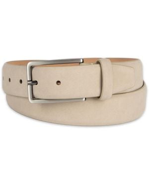 Alfani Alfatech Stretch Dress Belt - Natural