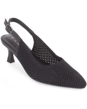 Tahari Galway Slingback Buckle Pumps - Black