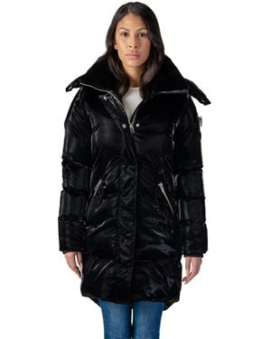 Woodpecker Penguin Non-quilted Coat - Black