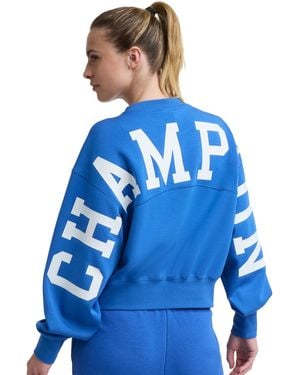 Champion Endzone Loose Fit Crewneck Top - Blue