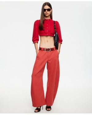 Lioness Sideline Low-rise Jeans - Red