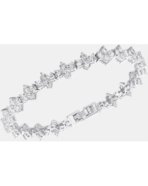 Givenchy Cubic Zirconia Tennis Flex Bracelet - White