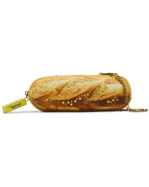 Betsey Johnson Baguette About It Small Shoulder Bag - Metallic