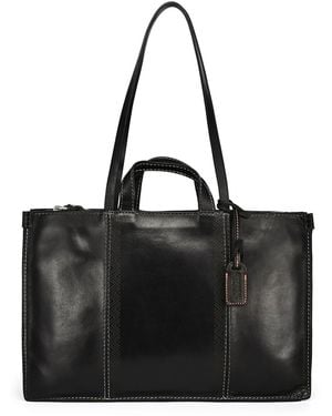 Old Trend Freesia Large Top Handle Tote Bag - Black