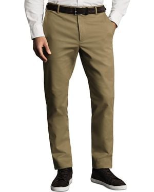Charles Tyrwhitt Ultimate Non-iron Chino Pants - Green