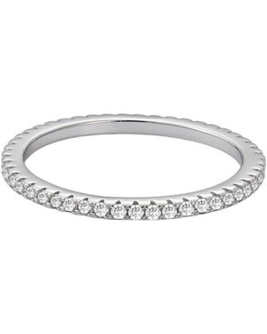 Adornia Fine .925 Sterling Cz Eternity Band Ring - White