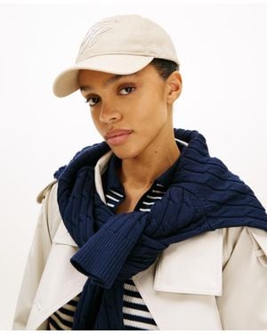 Tommy Hilfiger Embroidered Script Logo Adjustable Baseball Cap - Blue