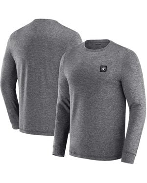 J. Palmer Las Vegas Raiders Four Down Long Sleeve T-shirt - Gray