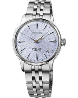 Seiko Presage Cocktail Time Mid-size Stainless Steel Automatic Bracelet Watch - Gray