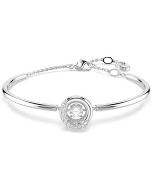 Swarovski Swaroski Dextera Rhodium Plated Bangle - White
