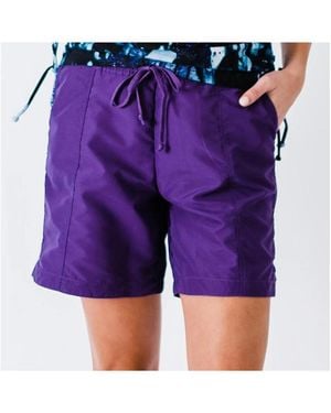 Calypsa 7" Board Shorts - Purple
