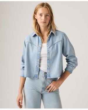 Levi's Logan Point Collar Shacket - Blue