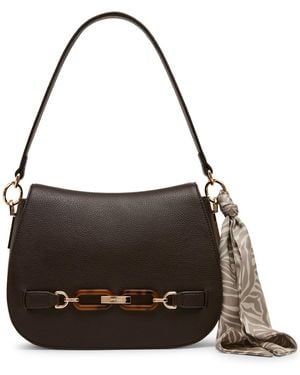 Anne Klein Small Shoulder Handbag - Brown