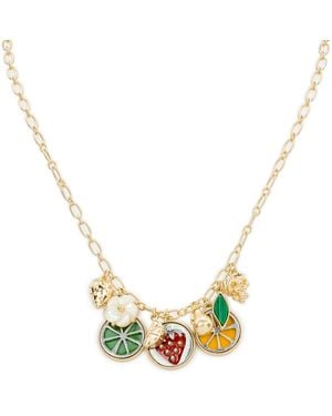 Patricia Nash Patrica Nash -tone Plated Single Charm Necklace - Metallic