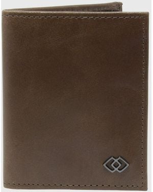 Alpine Swiss Rfid Blocking Slim Front Pocket Wallet Leather Business Card Case - Brown