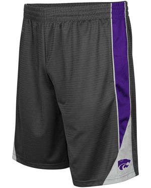Colosseum Athletics Kansas State Wildcats Turnover Shorts - Gray