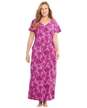 Avenue Body Ruche Maxi Gown - Pink