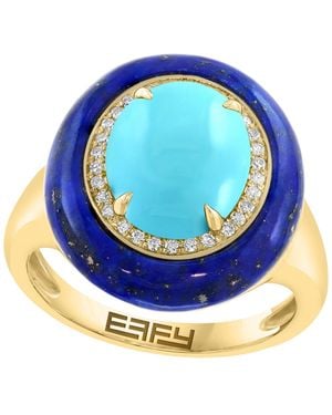 Effy Turquoise (11x9mm) - Blue