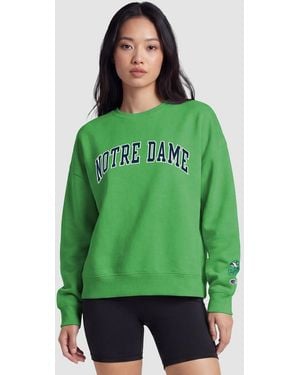 Champion Embroidered Graphic Crewneck Sweatshirt - Green