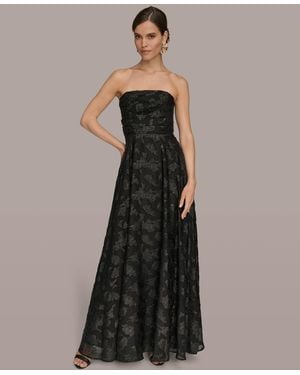 Donna Karan Strapless Ball Gown - Black