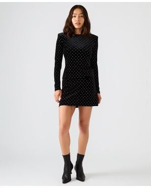 Steve Madden Cindi A-line Mini Skirt - Black