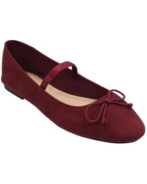 On 34th Farrahh Ballet Flats - Red