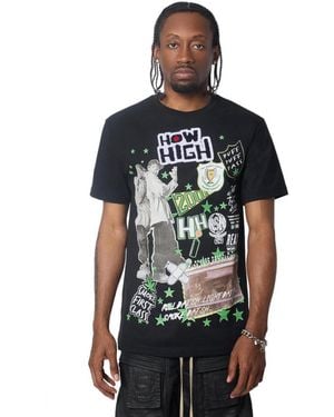 Reason How High Trust Embroidered Short Sleeve T-shirt - Black