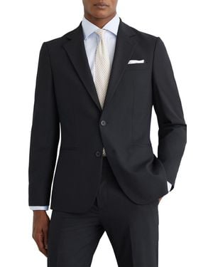Reiss Graduate Single-breasted Tailored-fit Stretch Blazer - Blue