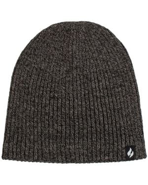 Heat Holders Lite Dean Rib Knit Hat - Gray