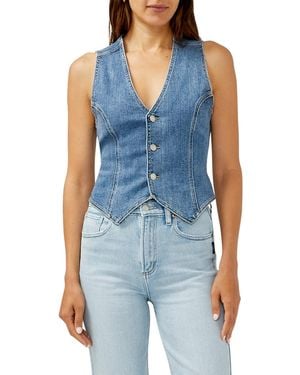 Silver Jeans Co. Denim Vest - Blue