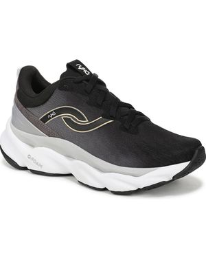 Ryka Premium Elevate Lx Lace Up Walking Sneakers - Black