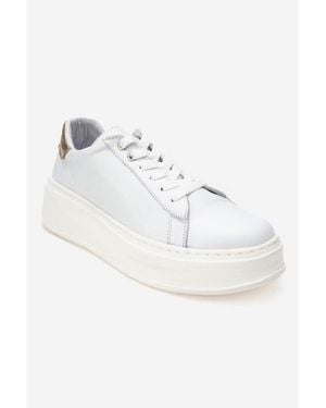 Forever & Always Shoes Paloma Leather Sneaker - White