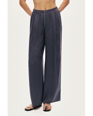 Nocturne Fluid Straight-leg Pants - Blue