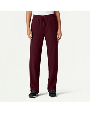 Jaanuu Plus Size Xenos 5-pocket Classic Mid-rise Scrub Pant - Red