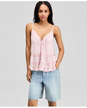 And Now This Ribbon-trim Camisole - Multicolor