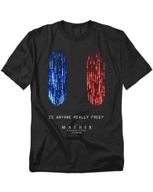 Matrix Logovision The Is Anyone Really Free? T-shirt - Black