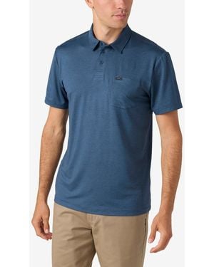 O'neill Sportswear Traveler Upf Short Sleeve Polo Shirt - Blue