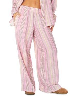 Roxy Offshore Wide-leg Pants - Pink