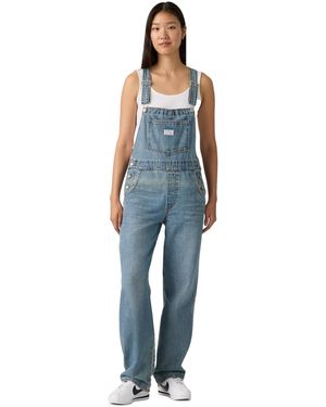Levi's Vintage-inspired Drapey Fit Denim Overalls - Blue