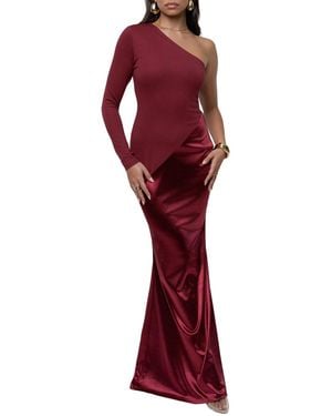 JLUXLABEL Look Of Desire Maxi Dress - Red