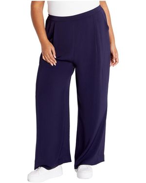 City Chic Plus Size Brigitta Pant - Blue