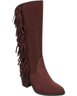 Blowfish Criss 2 Western Tall Pointed Toe Boots - Brown