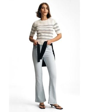 Mavi Sydney High Rise Flare Jeans - Blue